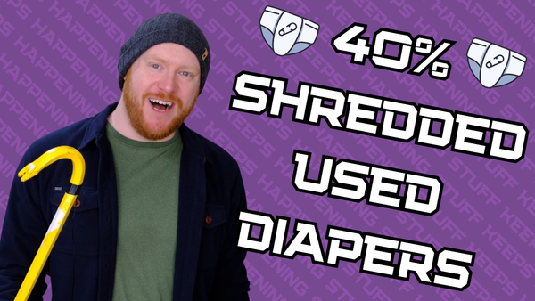 40% Shredded Used Diapers